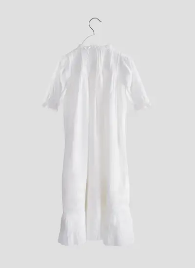 White Embroidered Christening Gown